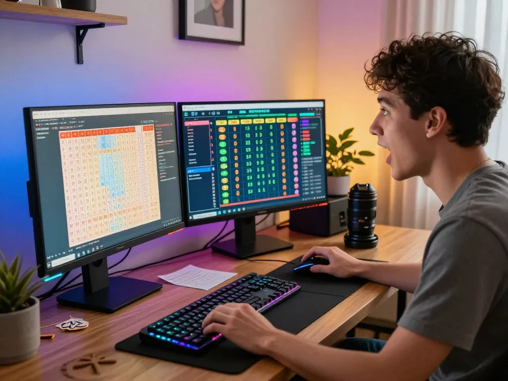 Dynamic home lô đề gaming scene with player engaging in numbers and lottery.