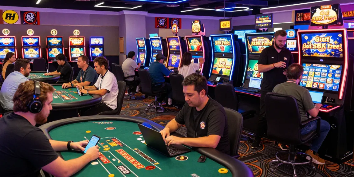 Players enjoying diverse gaming experiences at HM 88, showcasing excitement and engagement in a dynamic online casino atmosphere.