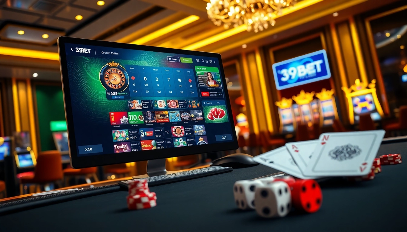 Experience the excitement of 39BET's high-stakes casino action featuring vibrant games and betting.