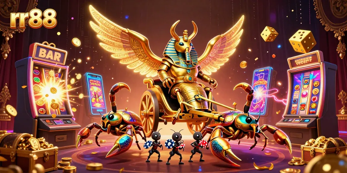 Experience thrilling gameplay at rr88 with stunning slots and golden treasures in a vibrant casino atmosphere.