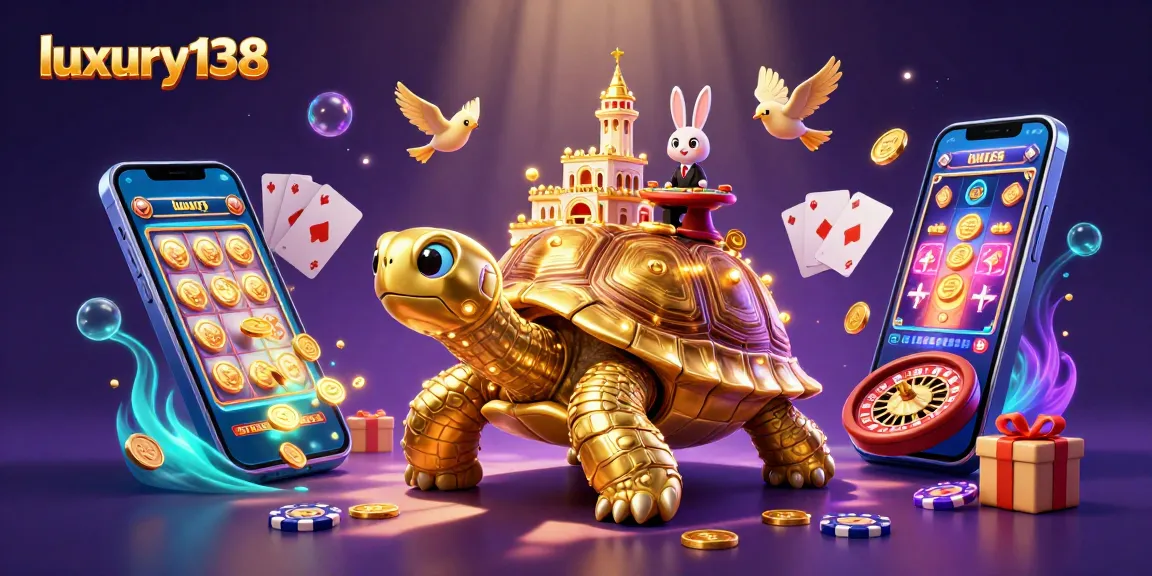 Experience winning action at luxury138 with colorful slot games and vibrant casino elements.